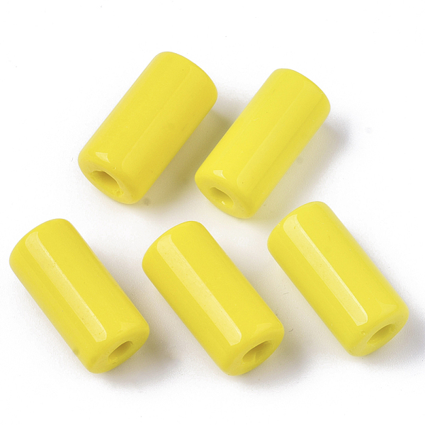 PandaHall Opaque Glass Bugle Beads, Column, Round Hole, Yellow, 23~24x11~12mm, Hole: 4mm, about 85pcs/bag Glass Yellow
PandaHall Opaque Glass Bugle Beads, Column, Round Hole, Yellow, 23~24x11~12mm, Hole: 4mm, about 85pcs/bag Glass Yellow
