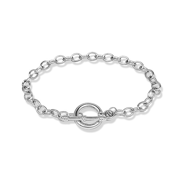 PandaHall Alloy Cable Chain Bracelets, with Toggle Clasps, Cadmium Free & Lead Free, Platinum, 7-1/2 inch(19cm) Alloy
PandaHall Alloy Cable Chain Bracelets, with Toggle Clasps, Cadmium Free & Lead Free, Platinum, 7-1/2 inch(19cm) Alloy