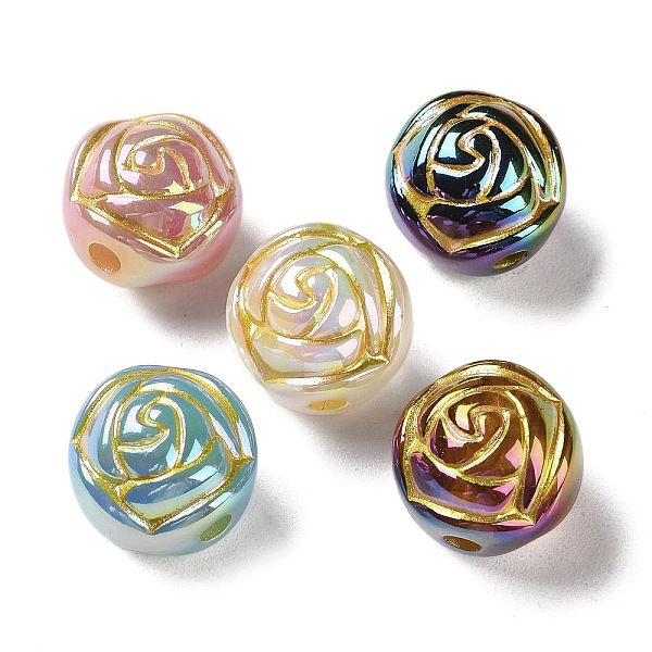 PandaHall Golden Metal Enlaced Opaque Acrylic Beads, Flower, Mixed Color, 15x15x13mm, Hole: 3mm Acrylic Flower Multicolor
PandaHall Golden Metal Enlaced Opaque Acrylic Beads, Flower, Mixed Color, 15x15x13mm, Hole: 3mm Acrylic Flower Multicolor