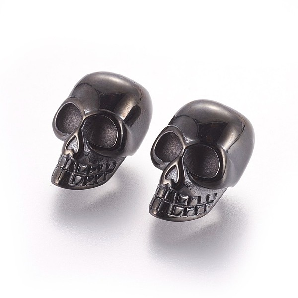 PandaHall 304 Stainless Steel Beads, Sukll, Gunmetal, 20x13.7x13mm, Hole: 6.5mm 304 Stainless Steel Skull
PandaHall 304 Stainless Steel Beads, Sukll, Gunmetal, 20x13.7x13mm, Hole: 6.5mm 304 Stainless Steel Skull