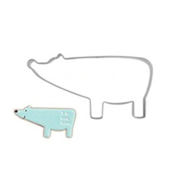 PandaHall 304 Stainless Steel Cookie Cutters, Cookies Moulds, DIY Biscuit Baking Tool, White bear, Stainless Steel Color, 48x77mm 304...
PandaHall 304 Stainless Steel Cookie Cutters, Cookies Moulds, DIY Biscuit Baking Tool, White bear, Stainless Steel Color, 48x77mm 304...