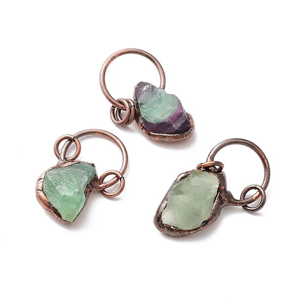 PandaHall Natural Fluorite Pendants, with Red Copper Tone Tin Findings, Lead & Nickel & Cadmium Free, Nuggets, 38.5x22x17mm Fluorite Nuggets
PandaHall Natural Fluorite Pendants, with Red Copper Tone Tin Findings, Lead & Nickel & Cadmium Free, Nuggets, 38.5x22x17mm Fluorite Nuggets