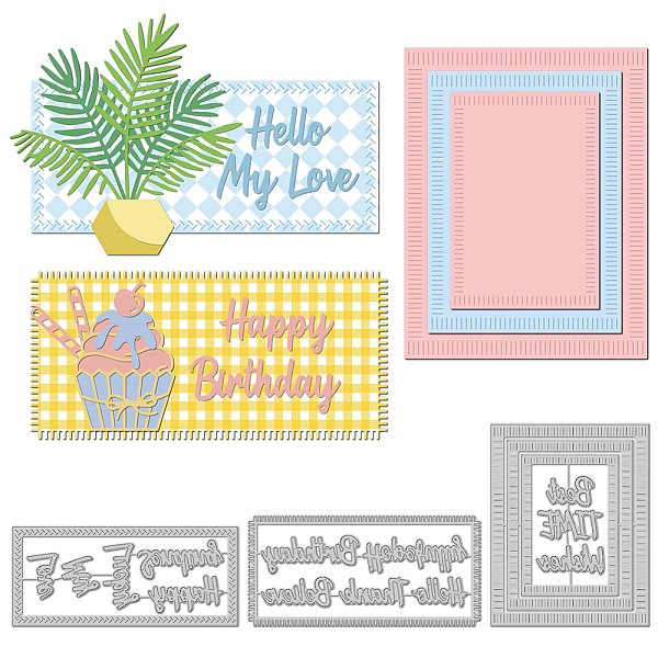 PandaHall BENECREAT 3 Style Blanket Text Cutting Dies Stencils, Happy Birthday DIY Embossing Card Template for DIY Scrapbooking Photo Album...
PandaHall BENECREAT 3 Style Blanket Text Cutting Dies Stencils, Happy Birthday DIY Embossing Card Template for DIY Scrapbooking Photo Album...