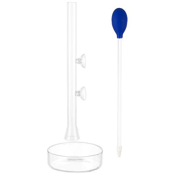 PandaHall SUPERFINDINGS Glass Fish Shrimp Feeding Tube and Dish, with Acrylic Coral Feeder Aquarium Pipette, Clear, 30cm Glass Clear
PandaHall SUPERFINDINGS Glass Fish Shrimp Feeding Tube and Dish, with Acrylic Coral Feeder Aquarium Pipette, Clear, 30cm Glass Clear