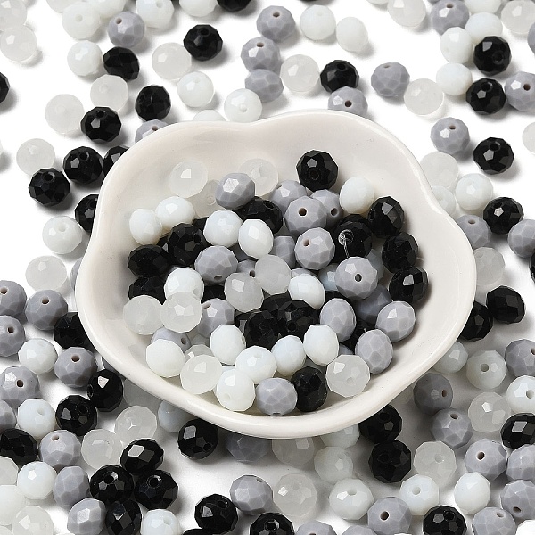 PandaHall Glass Beads, Faceted, Rondelle, Black, 8x6mm, Hole: 1mm, about 145pcs/60g Glass Rondelle Black
PandaHall Glass Beads, Faceted, Rondelle, Black, 8x6mm, Hole: 1mm, about 145pcs/60g Glass Rondelle Black