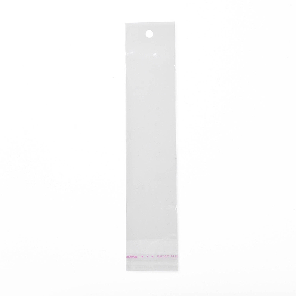 PandaHall Rectangle Plastic Cellophane Bags, Self-Adhesive Sealing, with Hang Hole, Clear, 25x5x0.01cm OPP Cellophane None Clear
PandaHall Rectangle Plastic Cellophane Bags, Self-Adhesive Sealing, with Hang Hole, Clear, 25x5x0.01cm OPP Cellophane None Clear