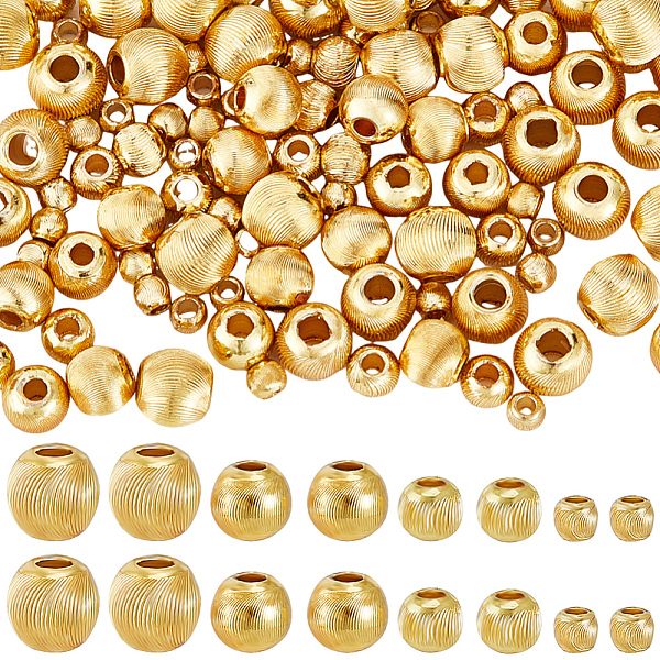 PandaHall Beebeecraft 1 Box 120Pcs 4 Style Textured Solid Round Beads 18K Gold Plated Brass Geometry Cube Round Golden Spacer Beads for...
PandaHall Beebeecraft 1 Box 120Pcs 4 Style Textured Solid Round Beads 18K Gold Plated Brass Geometry Cube Round Golden Spacer Beads for...