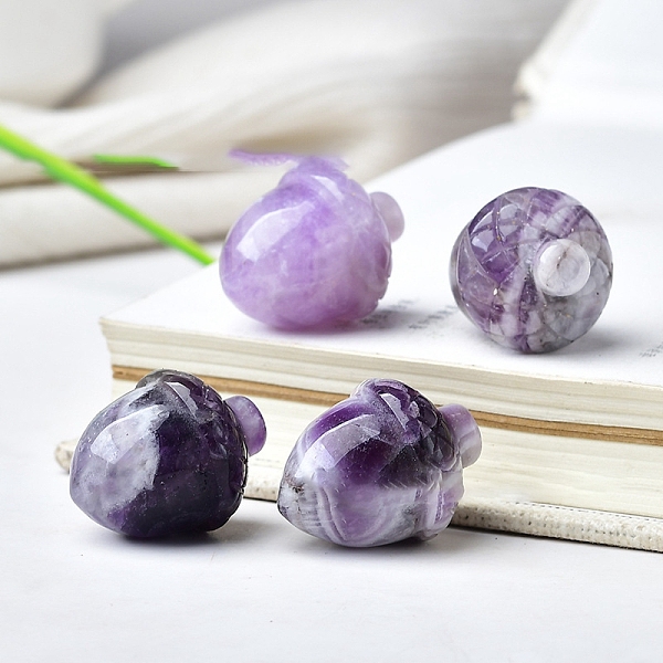 PandaHall Natural Amethyst Carved Healing Acorn Figurines, Reiki Energy Stone Display Decorations, 25x20mm Amethyst Acorn
PandaHall Natural Amethyst Carved Healing Acorn Figurines, Reiki Energy Stone Display Decorations, 25x20mm Amethyst Acorn