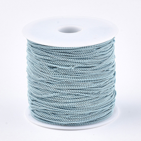 PandaHall Spray Painted Brass Curb Chains, with Spool, Soldered, Light Blue, 1.7x1.2x0.3mm, about 100yard/roll Brass Blue
PandaHall Spray Painted Brass Curb Chains, with Spool, Soldered, Light Blue, 1.7x1.2x0.3mm, about 100yard/roll Brass Blue
