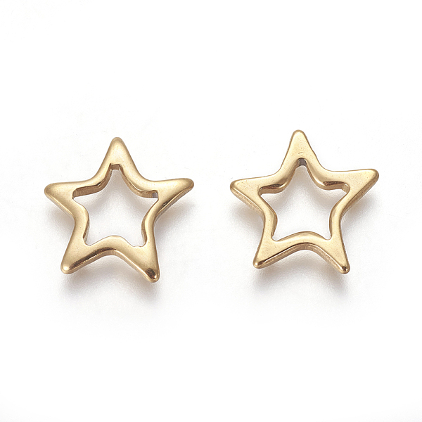 PandaHall Vacuum Plating 304 Stainless Steel Pendants, Star, Golden, 16x16.5x1.5mm 304 Stainless Steel Star
PandaHall Vacuum Plating 304 Stainless Steel Pendants, Star, Golden, 16x16.5x1.5mm 304 Stainless Steel Star