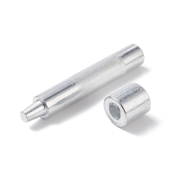 PandaHall 45# Steel Eyelets Installation Tools, Grommet Repair Punch Set, Stainless Steel Color, 9.4x1.5cm, Pin: 7.5mm, Pedestal: 20x20mm...
PandaHall 45# Steel Eyelets Installation Tools, Grommet Repair Punch Set, Stainless Steel Color, 9.4x1.5cm, Pin: 7.5mm, Pedestal: 20x20mm...