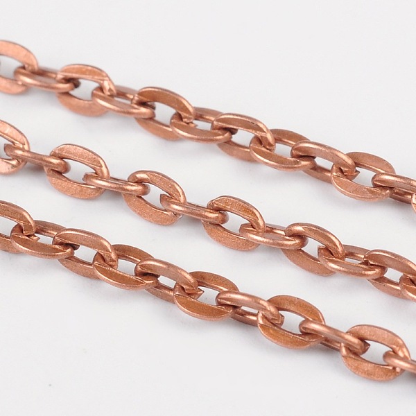 PandaHall Iron Cable Chains, Unwelded, with Spool, Flat Oval, Cadmium Free & Nickel Free & Lead Free, Red Copper, 4x2.7x0.7mm, about 328.08...
PandaHall Iron Cable Chains, Unwelded, with Spool, Flat Oval, Cadmium Free & Nickel Free & Lead Free, Red Copper, 4x2.7x0.7mm, about 328.08...
