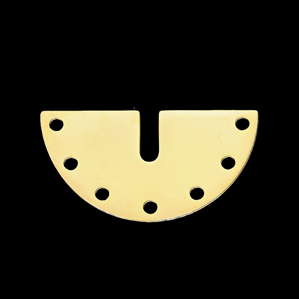 PandaHall 201 Stainless Steel Chandelier Component Links, Laser Cut, Half Round, Golden, 13x24x1mm, Hole: 1.5mm 201 Stainless Steel Half...
PandaHall 201 Stainless Steel Chandelier Component Links, Laser Cut, Half Round, Golden, 13x24x1mm, Hole: 1.5mm 201 Stainless Steel Half...