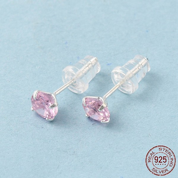 PandaHall Cubic Zirconia Diamond Stud Earrings, 925 Sterling Silver Jewelry for Women, Pink, 14.5x5mm, Pin: 0.8mm Sterling Silver Pink
PandaHall Cubic Zirconia Diamond Stud Earrings, 925 Sterling Silver Jewelry for Women, Pink, 14.5x5mm, Pin: 0.8mm Sterling Silver Pink