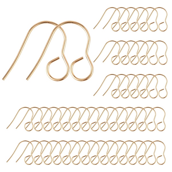 PandaHall 100Pcs 316 Stainless Steel Hypoallergenic French Earring Hooks, Flat Earring Hooks, Ear Wire, with Horizontal Loop, Golden, 18mm...
PandaHall 100Pcs 316 Stainless Steel Hypoallergenic French Earring Hooks, Flat Earring Hooks, Ear Wire, with Horizontal Loop, Golden, 18mm...
