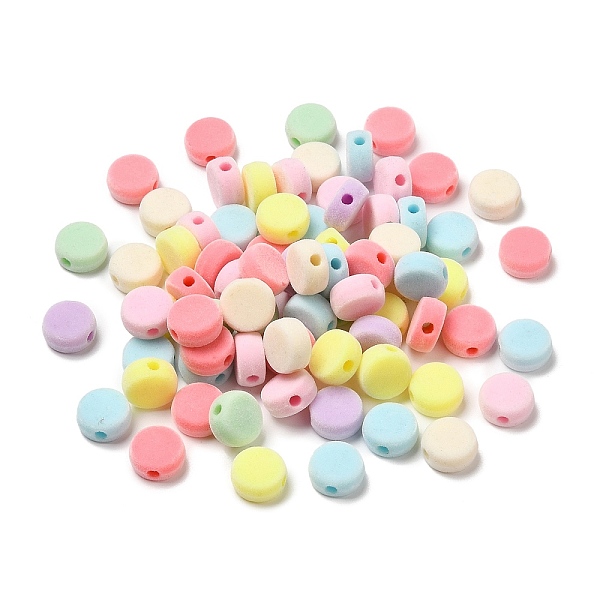 PandaHall Flocky Acrylic Beads, Flat Round, Mixed Color, 12.5x12x6mm, Hole: 2.7mm Acrylic Flat Round Multicolor
PandaHall Flocky Acrylic Beads, Flat Round, Mixed Color, 12.5x12x6mm, Hole: 2.7mm Acrylic Flat Round Multicolor