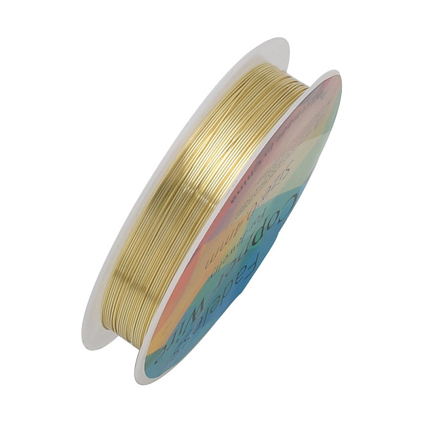 PandaHall Round Copper Jewelry Wire, Light Gold, 20 Gauge, 0.8mm, about 9.84 Feet(3m)/roll Copper Round
PandaHall Round Copper Jewelry Wire, Light Gold, 20 Gauge, 0.8mm, about 9.84 Feet(3m)/roll Copper Round
