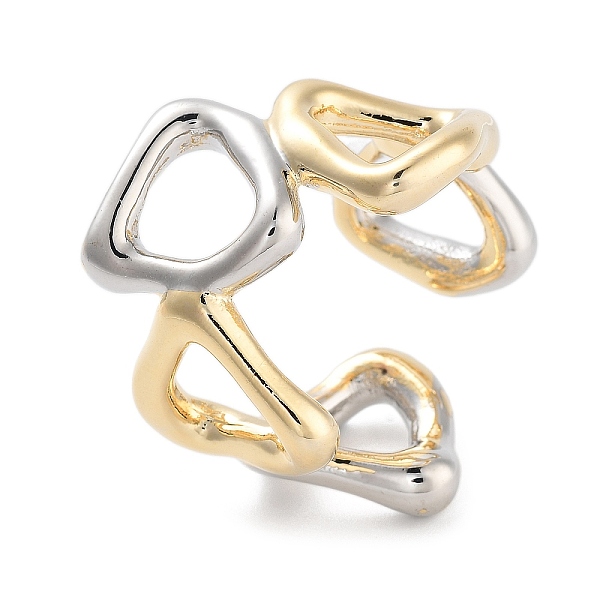 PandaHall Brass Triangle Open Cuff Ring for Women, Real 18K Gold Plated & Platinum, 21mm, Adjustable Brass Triangle
PandaHall Brass Triangle Open Cuff Ring for Women, Real 18K Gold Plated & Platinum, 21mm, Adjustable Brass Triangle