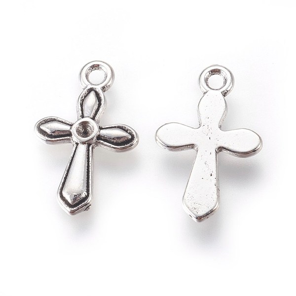 PandaHall Alloy Pendants, Cross, Antique Silver, Cadmium Free & Nickel Free & Lead Free, 19.5x12x2mm, Hole: 1.5mm Alloy Cross
PandaHall Alloy Pendants, Cross, Antique Silver, Cadmium Free & Nickel Free & Lead Free, 19.5x12x2mm, Hole: 1.5mm Alloy Cross