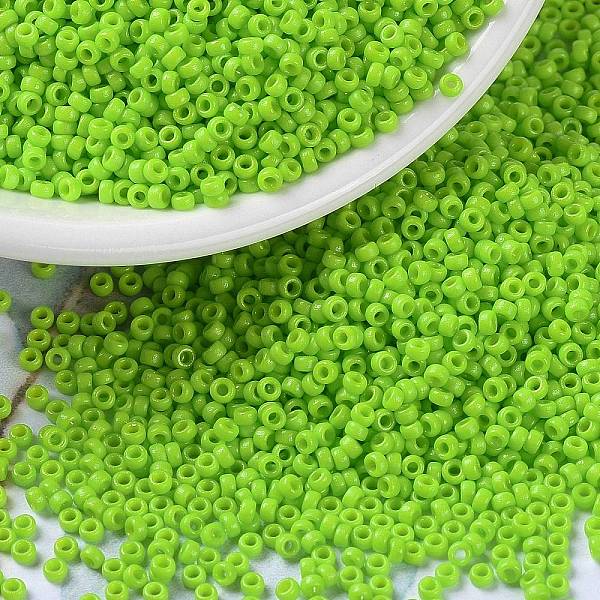 PandaHall MIYUKI Round Rocailles Beads, Japanese Seed Beads, (RR4471) Duracoat Dyed Opaque Kiwi, 15/0, 1.5mm, Hole: 0.7mm, about..., Green
PandaHall MIYUKI Round Rocailles Beads, Japanese Seed Beads, (RR4471) Duracoat Dyed Opaque Kiwi, 15/0, 1.5mm, Hole: 0.7mm, about..., Green