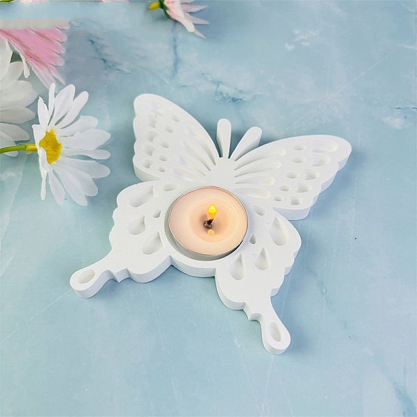 PandaHall DIY Butterfly Candlestick Silicone Molds, for Candle Making, White, 12x12.2x1.2cm Silicone Butterfly White
PandaHall DIY Butterfly Candlestick Silicone Molds, for Candle Making, White, 12x12.2x1.2cm Silicone Butterfly White