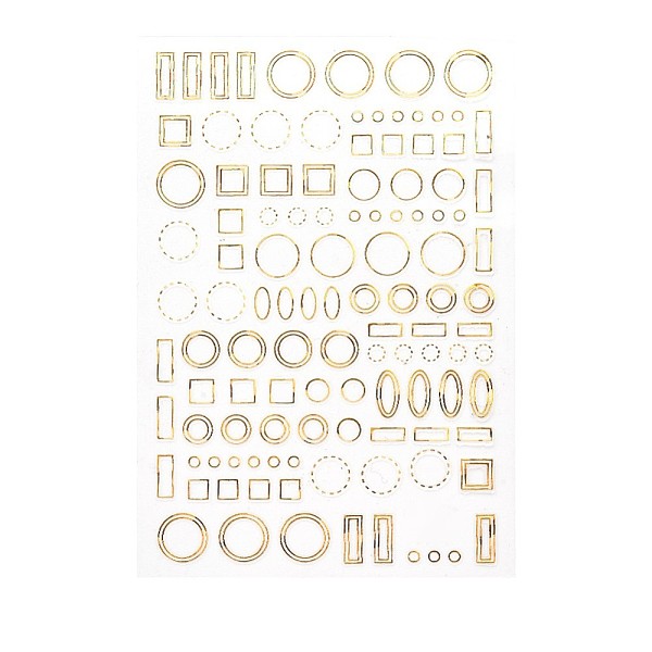 PandaHall Laser Hot Stamping Nail Art Stickers Decals, Self Adhesive Nail Art Transfer Decals, Tattoos Sliders Manicure Tips Nail Decoration..., Gold
PandaHall Laser Hot Stamping Nail Art Stickers Decals, Self Adhesive Nail Art Transfer Decals, Tattoos Sliders Manicure Tips Nail Decoration..., Gold