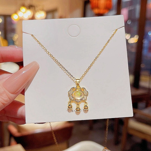 PandaHall Titanium Steel Cable Chain Necklaces, Rhinestone Pendant Necklaces, Lock, 8.27~19.69 inch(21~50cm) Titanium Steel Lock
PandaHall Titanium Steel Cable Chain Necklaces, Rhinestone Pendant Necklaces, Lock, 8.27~19.69 inch(21~50cm) Titanium Steel Lock