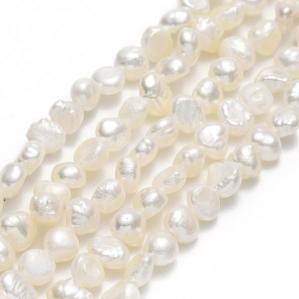 PandaHall Natural Cultured Freshwater Pearl Beads Strands, Two Sides Polished, Linen, 4.5~5x5.5x3mm, Hole: 0.7mm, about 80pcs/strand..., Brown
PandaHall Natural Cultured Freshwater Pearl Beads Strands, Two Sides Polished, Linen, 4.5~5x5.5x3mm, Hole: 0.7mm, about 80pcs/strand..., Brown