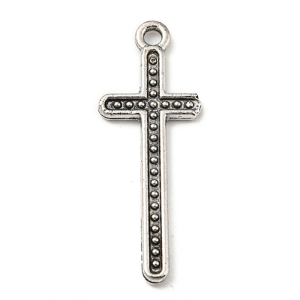 PandaHall Tibetan Style Alloy Pendants, Cross, Antique Silver, 31x11.5x1.5mm, Hole: 1.8mm, 561pcs/500g Alloy Cross
PandaHall Tibetan Style Alloy Pendants, Cross, Antique Silver, 31x11.5x1.5mm, Hole: 1.8mm, 561pcs/500g Alloy Cross