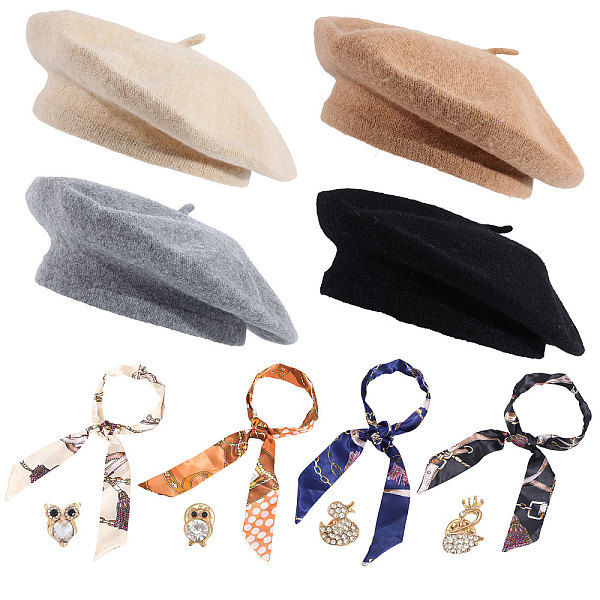 PandaHall BENECREAT Women's Costume Accessories Kits, Including French Beret, Owl Swan Alloy Glass Rhinestone Brooches, Printed Polyester..., Multicolor
PandaHall BENECREAT Women's Costume Accessories Kits, Including French Beret, Owl Swan Alloy Glass Rhinestone Brooches, Printed Polyester..., Multicolor