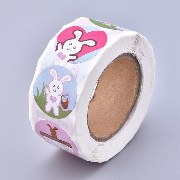 PandaHall Easter Stickers, Adhesive Labels Roll Stickers, Gift Tag, for Envelopes, Party, Presents Decoration, Flat Round, Colorful, Rabbit...
PandaHall Easter Stickers, Adhesive Labels Roll Stickers, Gift Tag, for Envelopes, Party, Presents Decoration, Flat Round, Colorful, Rabbit...