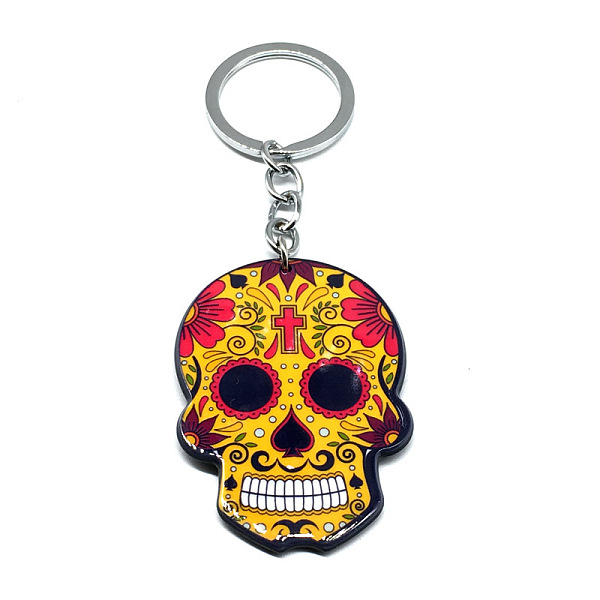 PandaHall Plastic Pendant Keychain, with Iron Key Rings, Skull, Gold, Pendant: 5.7x4cm Plastic Skull Gold
PandaHall Plastic Pendant Keychain, with Iron Key Rings, Skull, Gold, Pendant: 5.7x4cm Plastic Skull Gold