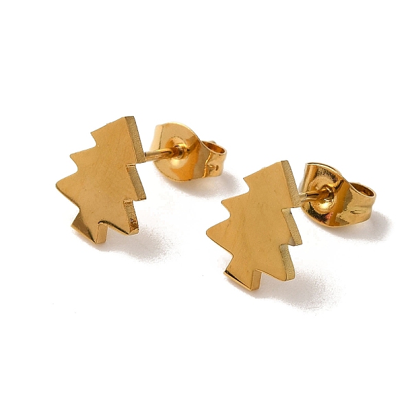 PandaHall Vacuum Plating 304 Stainless Steel Stud Earrings, Christmas Tree, Golden, 10x8mm 304 Stainless Steel Christmas Tree
PandaHall Vacuum Plating 304 Stainless Steel Stud Earrings, Christmas Tree, Golden, 10x8mm 304 Stainless Steel Christmas Tree