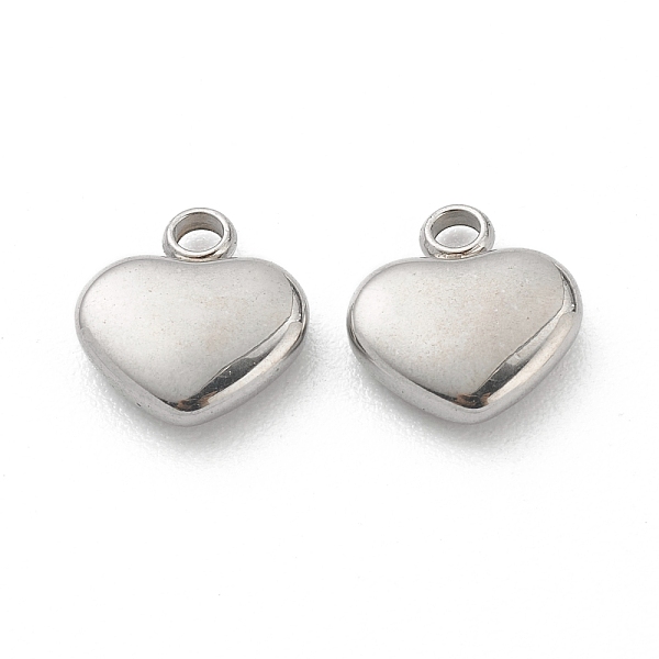 PandaHall 304 Stainless Steel Pendants, Heart, Stainless Steel Color, 10x9x3mm, Hole: 1.6mm 304 Stainless Steel Heart
PandaHall 304 Stainless Steel Pendants, Heart, Stainless Steel Color, 10x9x3mm, Hole: 1.6mm 304 Stainless Steel Heart