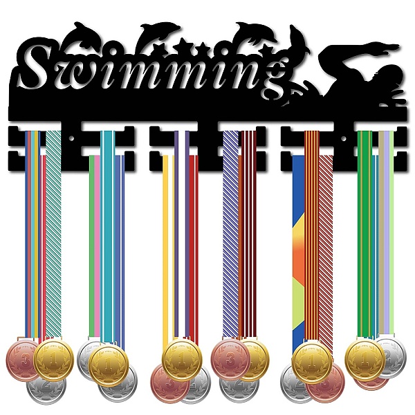 PandaHall CREATCABIN Swimming Medal Holder Wooden Sport Medal Hanger Display Swimmer Medal Rack Frame Wall Rack Mounted Over 30 Medals Stand..., Black
PandaHall CREATCABIN Swimming Medal Holder Wooden Sport Medal Hanger Display Swimmer Medal Rack Frame Wall Rack Mounted Over 30 Medals Stand..., Black