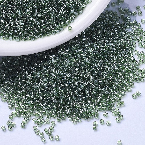 PandaHall MIYUKI Delica Beads, Cylinder, Japanese Seed Beads, 11/0, (DB1227) Transparent Olive Luster, 1.3x1.6mm, Hole: 0.8mm, about..., Green
PandaHall MIYUKI Delica Beads, Cylinder, Japanese Seed Beads, 11/0, (DB1227) Transparent Olive Luster, 1.3x1.6mm, Hole: 0.8mm, about..., Green