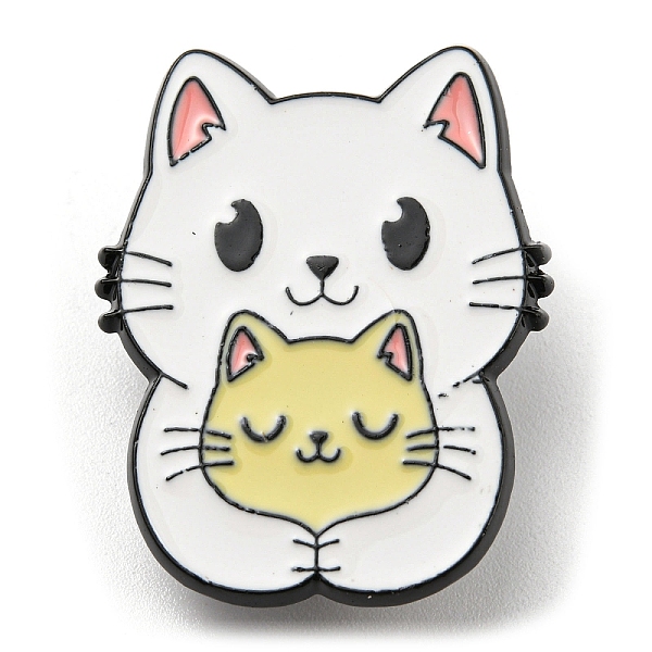 PandaHall Cartoon Cat Enamel Pins, Electrophoresis Black Alloy Brooch, 31x24.5x1.5mm Alloy+Enamel Cat Shape
PandaHall Cartoon Cat Enamel Pins, Electrophoresis Black Alloy Brooch, 31x24.5x1.5mm Alloy+Enamel Cat Shape