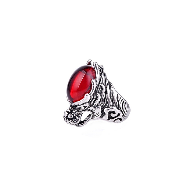 PandaHall Resin Adjustable Finger Ring, Dragon Antique Silver Alloy Finger Ring, Red, Wide: 20~45mm Resin Dragon Red
PandaHall Resin Adjustable Finger Ring, Dragon Antique Silver Alloy Finger Ring, Red, Wide: 20~45mm Resin Dragon Red