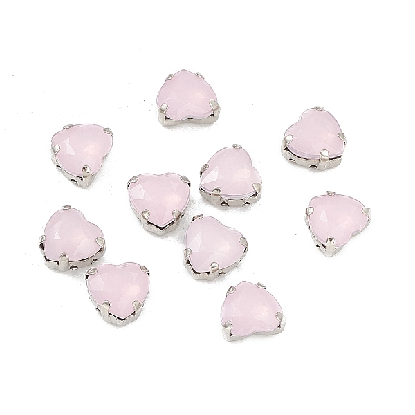 PandaHall Heart Sew On Rhinestones, Faceted Taiwan Acrylic Rhinestone, Multi-Hole Strand Links, with Platinum Tone Brass Prong Settings..., Pink
PandaHall Heart Sew On Rhinestones, Faceted Taiwan Acrylic Rhinestone, Multi-Hole Strand Links, with Platinum Tone Brass Prong Settings..., Pink