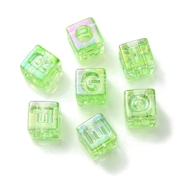 PandaHall UV Plating Rainbow Iridescent Acrylic Beads, Square, Lime, 12x12x12mm, Hole: 7mm Acrylic Square Green
PandaHall UV Plating Rainbow Iridescent Acrylic Beads, Square, Lime, 12x12x12mm, Hole: 7mm Acrylic Square Green