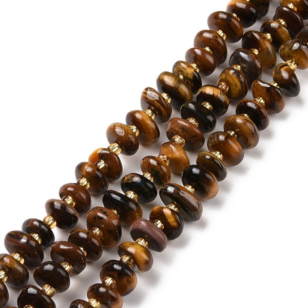 PandaHall Natural Tiger Eye Beads Strands, Chip, Dyed & Heated, 5~18x3~9x2~5mm, Hole: 1mm, about 67~69pcs/strand, 15.55''(39.5~40cm) Tiger...
PandaHall Natural Tiger Eye Beads Strands, Chip, Dyed & Heated, 5~18x3~9x2~5mm, Hole: 1mm, about 67~69pcs/strand, 15.55''(39.5~40cm) Tiger...
