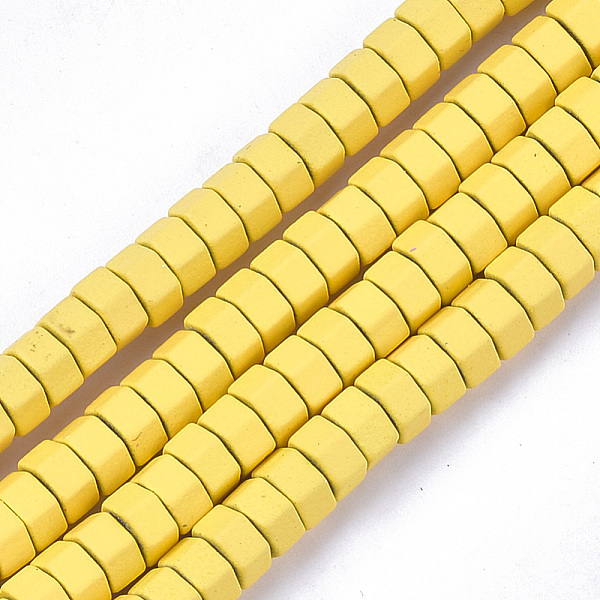 PandaHall Spray Painted Non-magnetic Synthetic Hematite Beads Strands, Matte Style, Hexagon, Yellow, 3x6x5mm, Hole: 0.7mm, about...
PandaHall Spray Painted Non-magnetic Synthetic Hematite Beads Strands, Matte Style, Hexagon, Yellow, 3x6x5mm, Hole: 0.7mm, about...