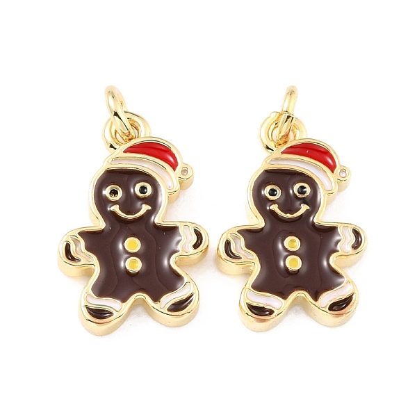 PandaHall Brass Enamel Pendants, with Jump Ring, Long-Lasting Plated, Real 18K Gold Plated, for Christmas, Gingerbread Man, Coconut Brown...
PandaHall Brass Enamel Pendants, with Jump Ring, Long-Lasting Plated, Real 18K Gold Plated, for Christmas, Gingerbread Man, Coconut Brown...
