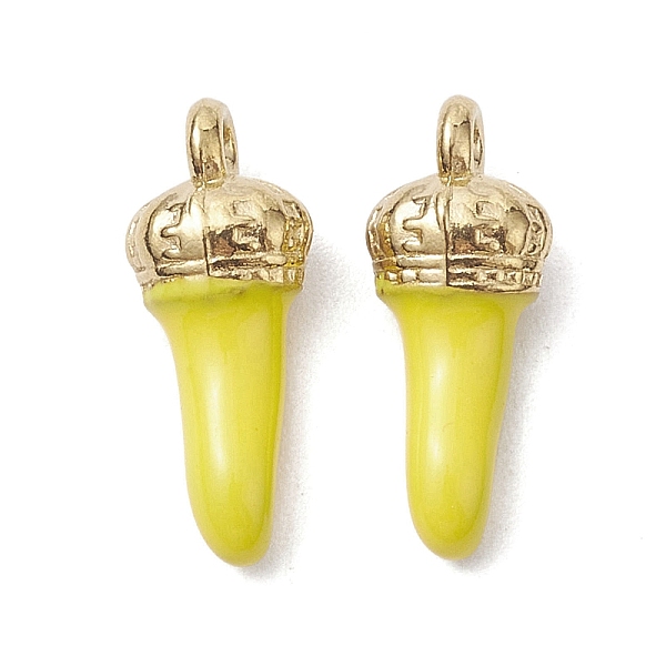 PandaHall Ion Plating(IP) 304 Stainless Steel Pendants, with Enamel, Real 18K Gold Plated, Horn of Plenty/Italian Horn Cornicello Charms..., Yellow
PandaHall Ion Plating(IP) 304 Stainless Steel Pendants, with Enamel, Real 18K Gold Plated, Horn of Plenty/Italian Horn Cornicello Charms..., Yellow