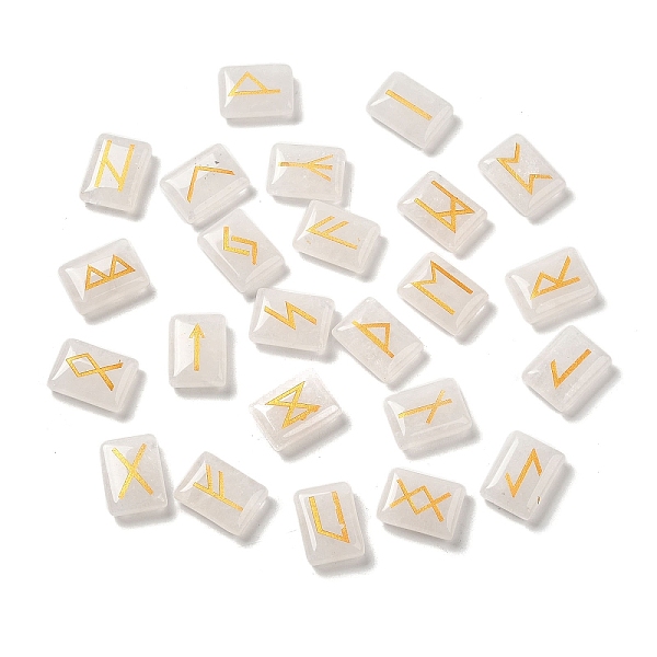 PandaHall 24Pcs Rectangle Natural Quartz Crystal Rune Stones, Healing Stones for Chakras Balancing, Crystal Therapy, Meditation, Reiki...
PandaHall 24Pcs Rectangle Natural Quartz Crystal Rune Stones, Healing Stones for Chakras Balancing, Crystal Therapy, Meditation, Reiki...