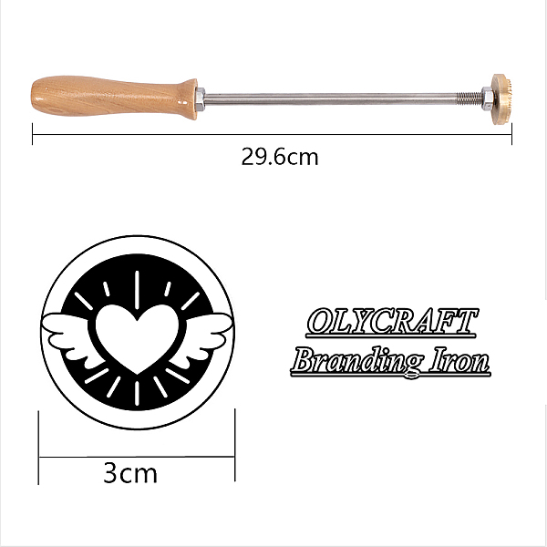 PandaHall Stamping Embossing Soldering Brass with Stamp, for Cake/Wood, Heart Pattern, 30mm Brass Heart
PandaHall Stamping Embossing Soldering Brass with Stamp, for Cake/Wood, Heart Pattern, 30mm Brass Heart