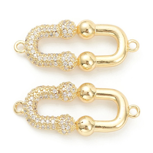 PandaHall Brass Micro Pave Clear Cubic Zirconia Links Connectors, Long-Lasting Plated, Rectangle, Real 18K Gold Plated, 13x30x5mm, Hole...
PandaHall Brass Micro Pave Clear Cubic Zirconia Links Connectors, Long-Lasting Plated, Rectangle, Real 18K Gold Plated, 13x30x5mm, Hole...