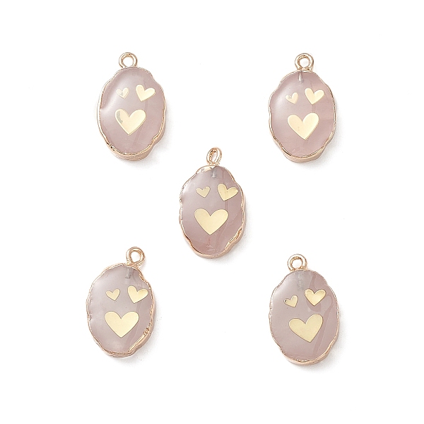 PandaHall Natural Rose Quartz Pendants, Oval Charms with Golden Brass Edge, 22x13x3~5.5mm, Hole: 1.8mm Rose Quartz Oval Orange
PandaHall Natural Rose Quartz Pendants, Oval Charms with Golden Brass Edge, 22x13x3~5.5mm, Hole: 1.8mm Rose Quartz Oval Orange