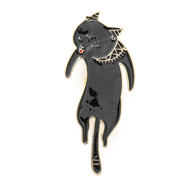 PandaHall Cat Shape Enamel Pins, Light Gold Alloy Brooch for Backpack Clothes, Black, 61x26x1.5mm Alloy+Enamel Cat Shape Black
PandaHall Cat Shape Enamel Pins, Light Gold Alloy Brooch for Backpack Clothes, Black, 61x26x1.5mm Alloy+Enamel Cat Shape Black