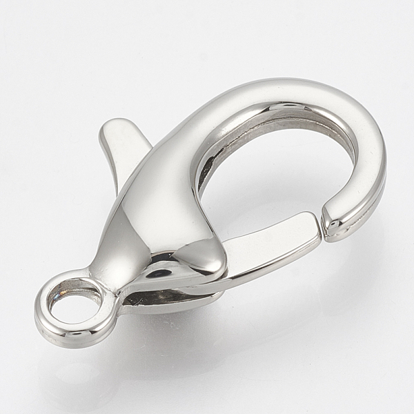 PandaHall 304 Stainless Steel Lobster Claw Clasps, Teardrop, Stainless Steel Color, 25x16x6mm, Hole: 3mm 304 Stainless Steel Teardrop
PandaHall 304 Stainless Steel Lobster Claw Clasps, Teardrop, Stainless Steel Color, 25x16x6mm, Hole: 3mm 304 Stainless Steel Teardrop